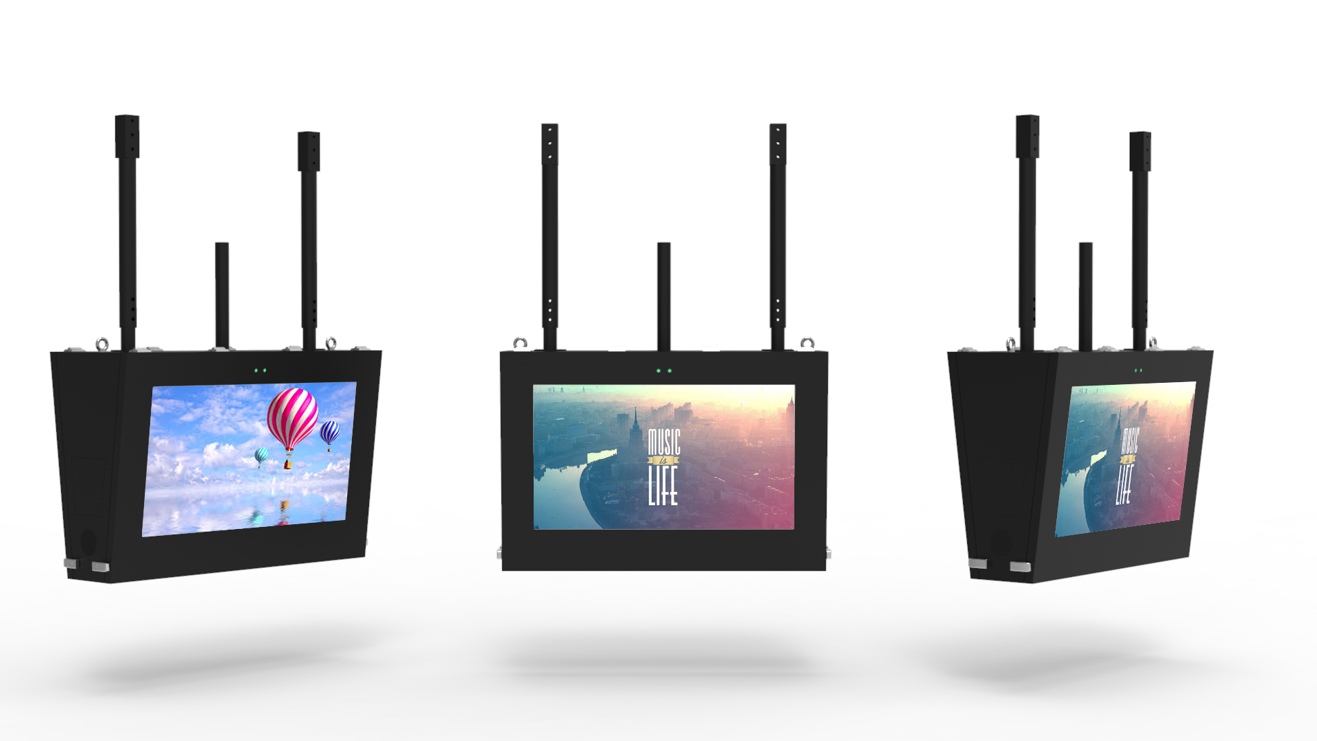 43寸横屏吊挂户外广告机